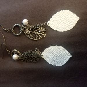 Bronze rustic earrings